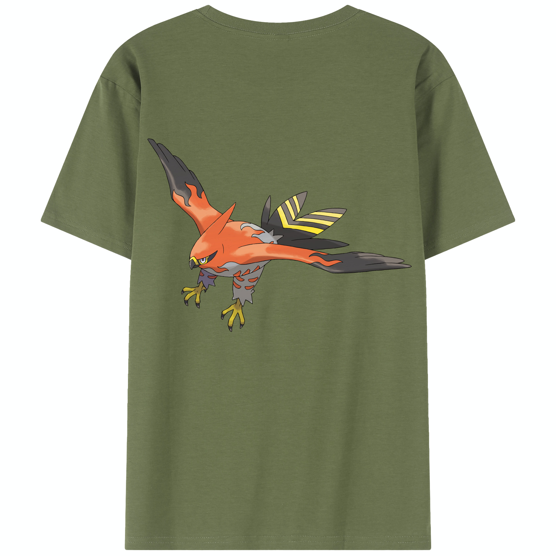 （画像用） ポケットモンスター Pokémon 綿100％半袖Tシャツ（背面プリント）